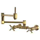 Millennium Two-Handle 1-Hole Wall Mount Pot Filler Faucet