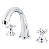 Vintage Two-Handle 3-Hole Deck Mount Roman Tub Faucet