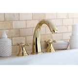 Vintage Two-Handle 3-Hole Deck Mount Roman Tub Faucet
