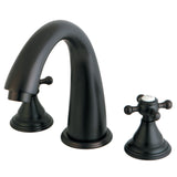 Vintage Two-Handle 3-Hole Deck Mount Roman Tub Faucet