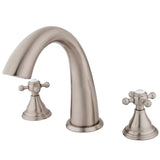 Vintage Two-Handle 3-Hole Deck Mount Roman Tub Faucet