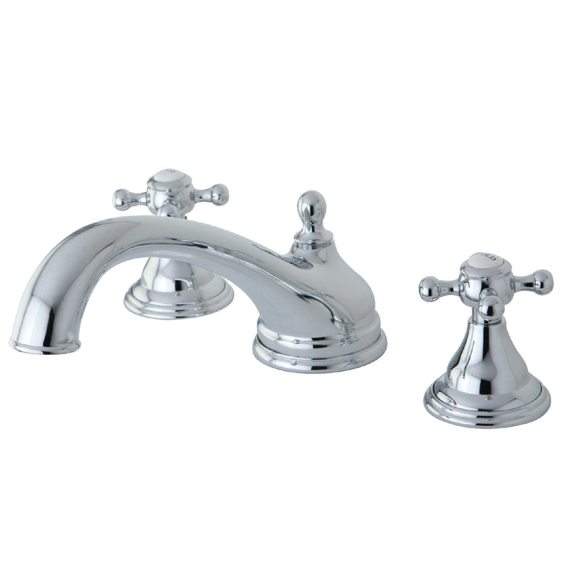 Vintage Two-Handle 3-Hole Deck Mount Roman Tub Faucet