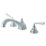Silver Sage Two-Handle 3-Hole Deck Mount Roman Tub Faucet