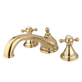 Vintage Two-Handle 3-Hole Deck Mount Roman Tub Faucet