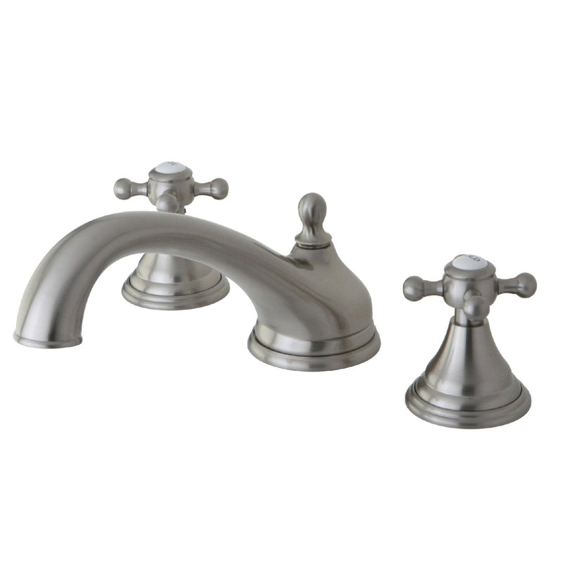 Vintage Two-Handle 3-Hole Deck Mount Roman Tub Faucet