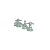 Royale Two-Handle 3-Hole Deck Mount Widespread Bathroom Faucet with Brass Pop-Up Drain