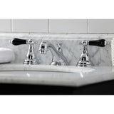 Duchess Two-Handle 3-Hole Deck Mount Widespread Bathroom Faucet with Brass Pop-Up Drain