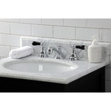 Duchess Two-Handle 3-Hole Deck Mount Widespread Bathroom Faucet with Brass Pop-Up Drain