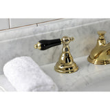 Duchess Two-Handle 3-Hole Deck Mount Widespread Bathroom Faucet with Brass Pop-Up Drain