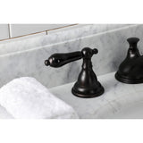 Duchess Two-Handle 3-Hole Deck Mount Widespread Bathroom Faucet with Brass Pop-Up Drain