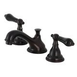 Duchess Two-Handle 3-Hole Deck Mount Widespread Bathroom Faucet with Brass Pop-Up Drain