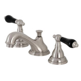 Duchess Two-Handle 3-Hole Deck Mount Widespread Bathroom Faucet with Brass Pop-Up Drain