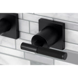 Kaiser Two-Handle 3-Hole Wall Mount Tub Faucet