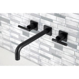 Kaiser Two-Handle 3-Hole Wall Mount Tub Faucet