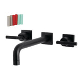 Kaiser Two-Handle 3-Hole Wall Mount Tub Faucet
