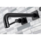 Kaiser Two-Handle 3-Hole Wall Mount Tub Faucet
