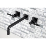 Kaiser Two-Handle 3-Hole Wall Mount Tub Faucet