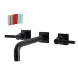Kaiser Two-Handle 3-Hole Wall Mount Tub Faucet