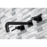 Concord Two-Handle 3-Hole Wall Mount Tub Faucet