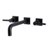 Concord Two-Handle 3-Hole Wall Mount Tub Faucet