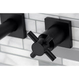 Concord Two-Handle 3-Hole Wall Mount Tub Faucet