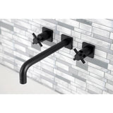 Concord Two-Handle 3-Hole Wall Mount Tub Faucet