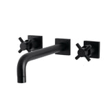 Concord Two-Handle 3-Hole Wall Mount Tub Faucet