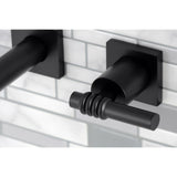 Milano Two-Handle 3-Hole Wall Mount Tub Faucet