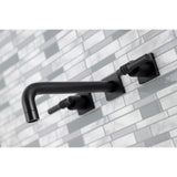 Milano Two-Handle 3-Hole Wall Mount Tub Faucet