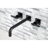 Milano Two-Handle 3-Hole Wall Mount Tub Faucet
