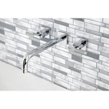 Kaiser Two-Handle 3-Hole Wall Mount Tub Faucet
