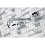 Kaiser Two-Handle 3-Hole Wall Mount Tub Faucet