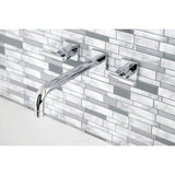 Manhattan Two-Handle 3-Hole Wall Mount Tub Faucet