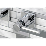 Concord Two-Handle 3-Hole Wall Mount Tub Faucet