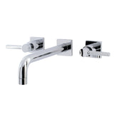 Concord Two-Handle 3-Hole Wall Mount Tub Faucet