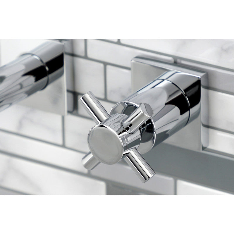 Concord Two-Handle 3-Hole Wall Mount Tub Faucet
