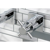 Concord Two-Handle 3-Hole Wall Mount Tub Faucet