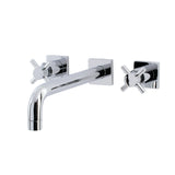 Concord Two-Handle 3-Hole Wall Mount Tub Faucet