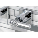 Milano Two-Handle 3-Hole Wall Mount Tub Faucet
