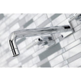 Milano Two-Handle 3-Hole Wall Mount Tub Faucet