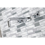 Milano Two-Handle 3-Hole Wall Mount Tub Faucet