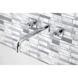 Milano Two-Handle 3-Hole Wall Mount Tub Faucet
