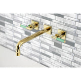 Kaiser Two-Handle 3-Hole Wall Mount Tub Faucet