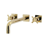 Concord Two-Handle 3-Hole Wall Mount Tub Faucet