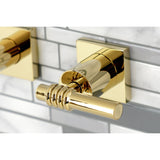 Milano Two-Handle 3-Hole Wall Mount Tub Faucet