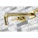 Milano Two-Handle 3-Hole Wall Mount Tub Faucet