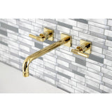 Milano Two-Handle 3-Hole Wall Mount Tub Faucet