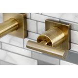 Manhattan Two-Handle 3-Hole Wall Mount Tub Faucet