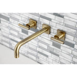 Manhattan Two-Handle 3-Hole Wall Mount Tub Faucet
