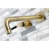 Kaiser Two-Handle 3-Hole Wall Mount Tub Faucet